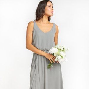 Show Me Your Mumu Kendall Charcoal Dress Sz Small